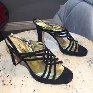 Isaac Mizrahi Open Toe Strappy Slingback